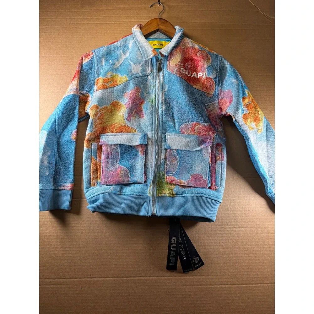 GUAPI Tapestry Jacket Pants Set Youth 10T Blue Gummy Bear Woven Tracksuit NWT